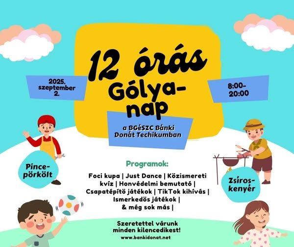 12 órás Gólyanap a Bánkiban