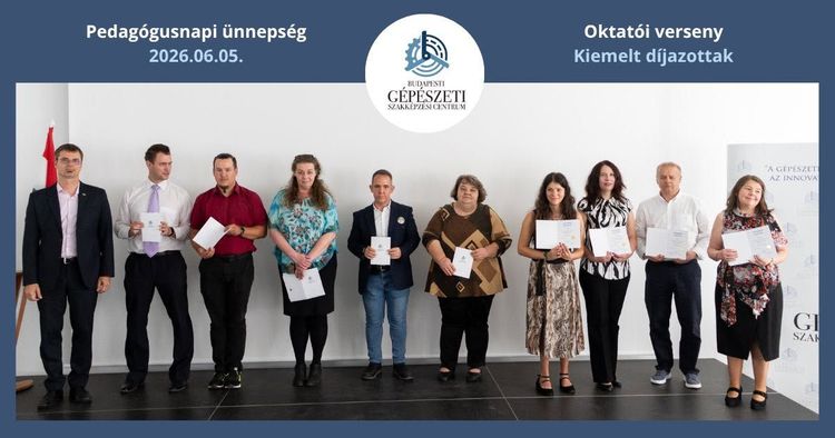Kreativitás és innováció. Sikeresen zajlott az oktatói verseny centrumunkban