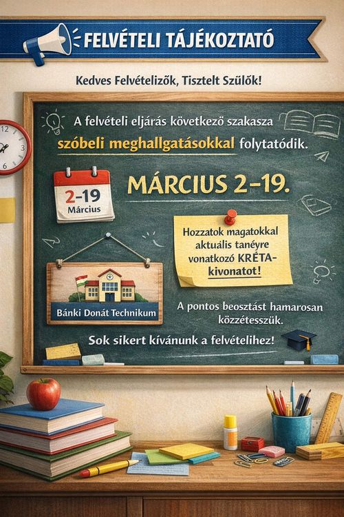 Szóbeli felvételi beszélgetés