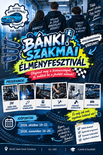 Szakmai Élményfesztivál a Bánkiban