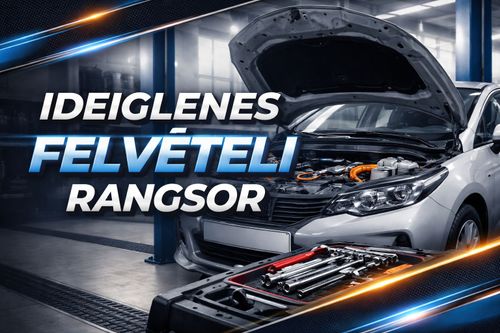 Ideiglenes Felvételi rangsor