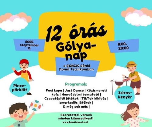 12 órás Gólyanap a Bánkiban