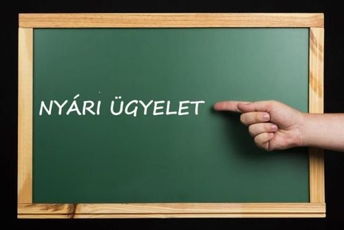 Nyári ügyelet 2026